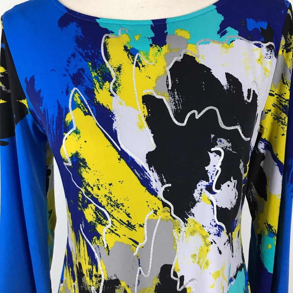 Style & Co Multi Color Tunic Dress